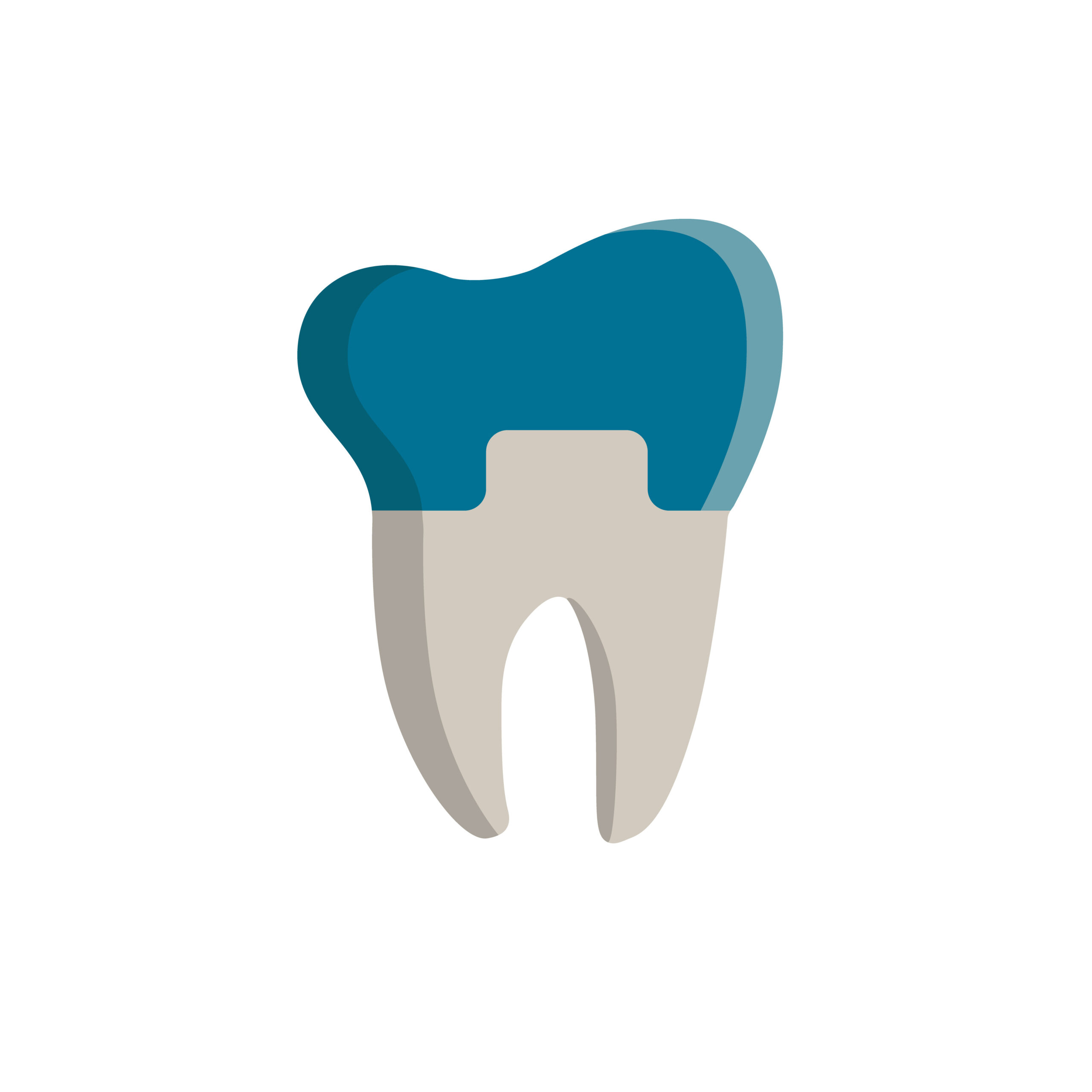 Dental Crown icon. Simple illustration from dentistry collection. Monochrome Dental Crown icon for web design, templates and infographics.